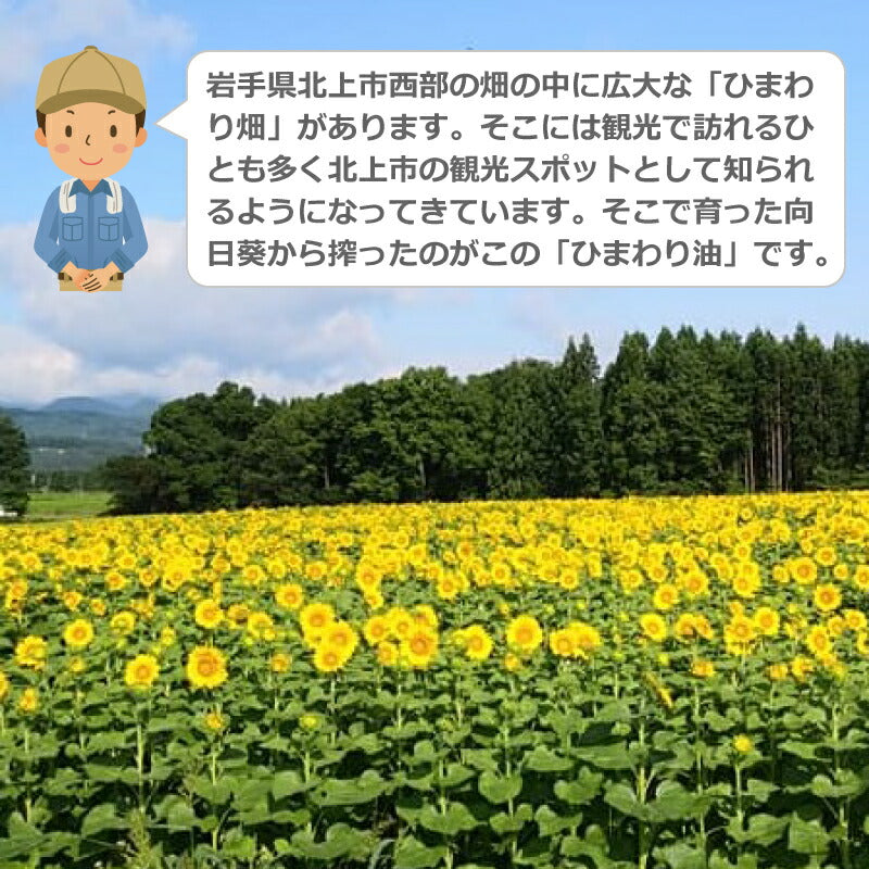【美容と健康に】低温圧搾・無味無臭の高品質ひまわり油|ハイオレイック種 オレイン酸75%以上 食用・スキンケア両用