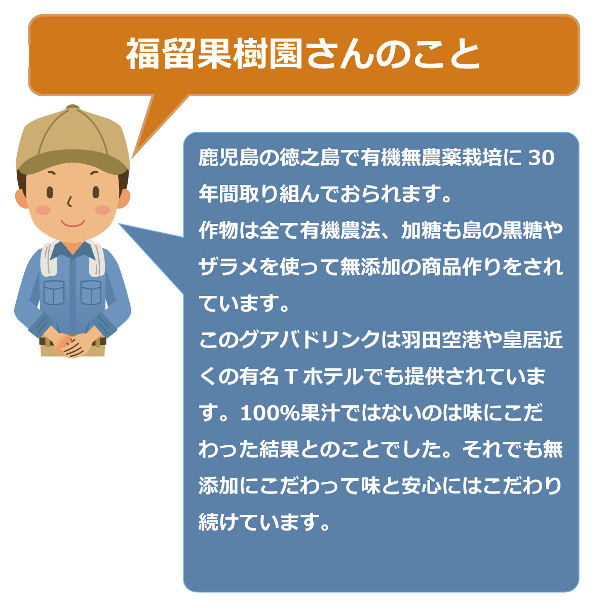徳之島でつくる 果実を味わうグアバジュース