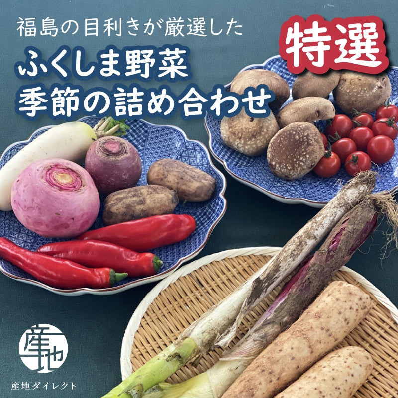 福島の目利きが厳選した「ふくしま野菜」季節の詰め合わせ 新鮮 産直 福島の野菜セット