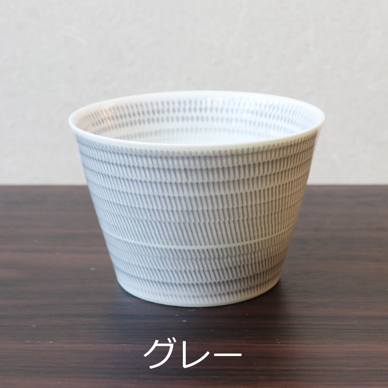 波佐見焼「一真窯」そば猪口 色染め流し 6色セット　単色販売もあります。