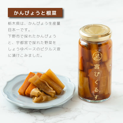 【ギフト箱入り】宮ぴくるす 無添加ピクルス｜栃木産野菜×老舗酢蔵仕込み おしゃれな贈り物にも