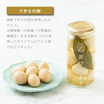 【ギフト箱入り】宮ぴくるす 無添加ピクルス｜栃木産野菜×老舗酢蔵仕込み おしゃれな贈り物にも
