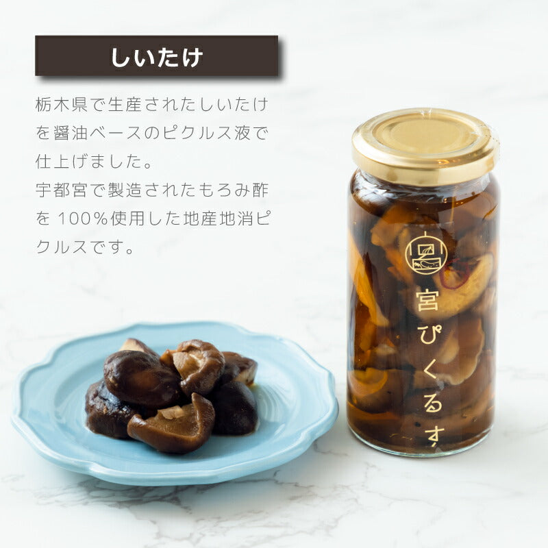 【ギフト箱入り】宮ぴくるす 無添加ピクルス｜栃木産野菜×老舗酢蔵仕込み おしゃれな贈り物にも