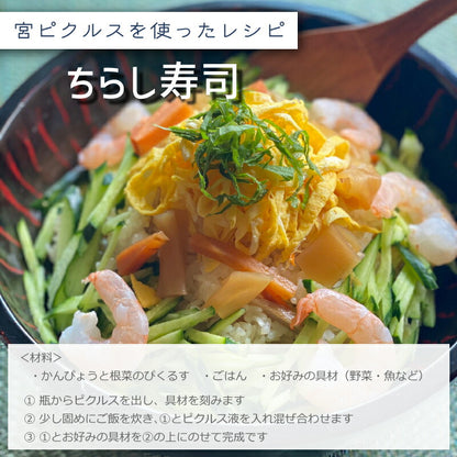 【ギフト箱入り】宮ぴくるす 無添加ピクルス｜栃木産野菜×老舗酢蔵仕込み おしゃれな贈り物にも